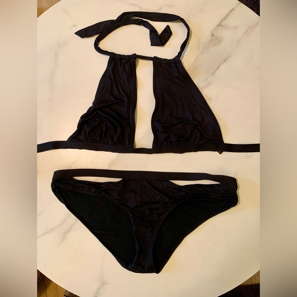 Adore Me Black Two Piece